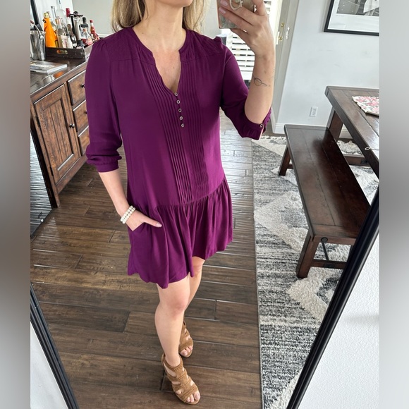 Anthropology MAEVE Purple Dress Size Small - Picture 3 of 16